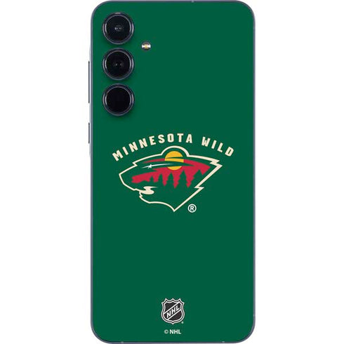 NHL Minnesota Wild Solid Background Galaxy A36 5G Skin